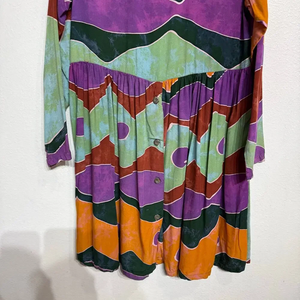 Endeavor Trading Vintage Mini Dress Sz S - Picture 4 of 13